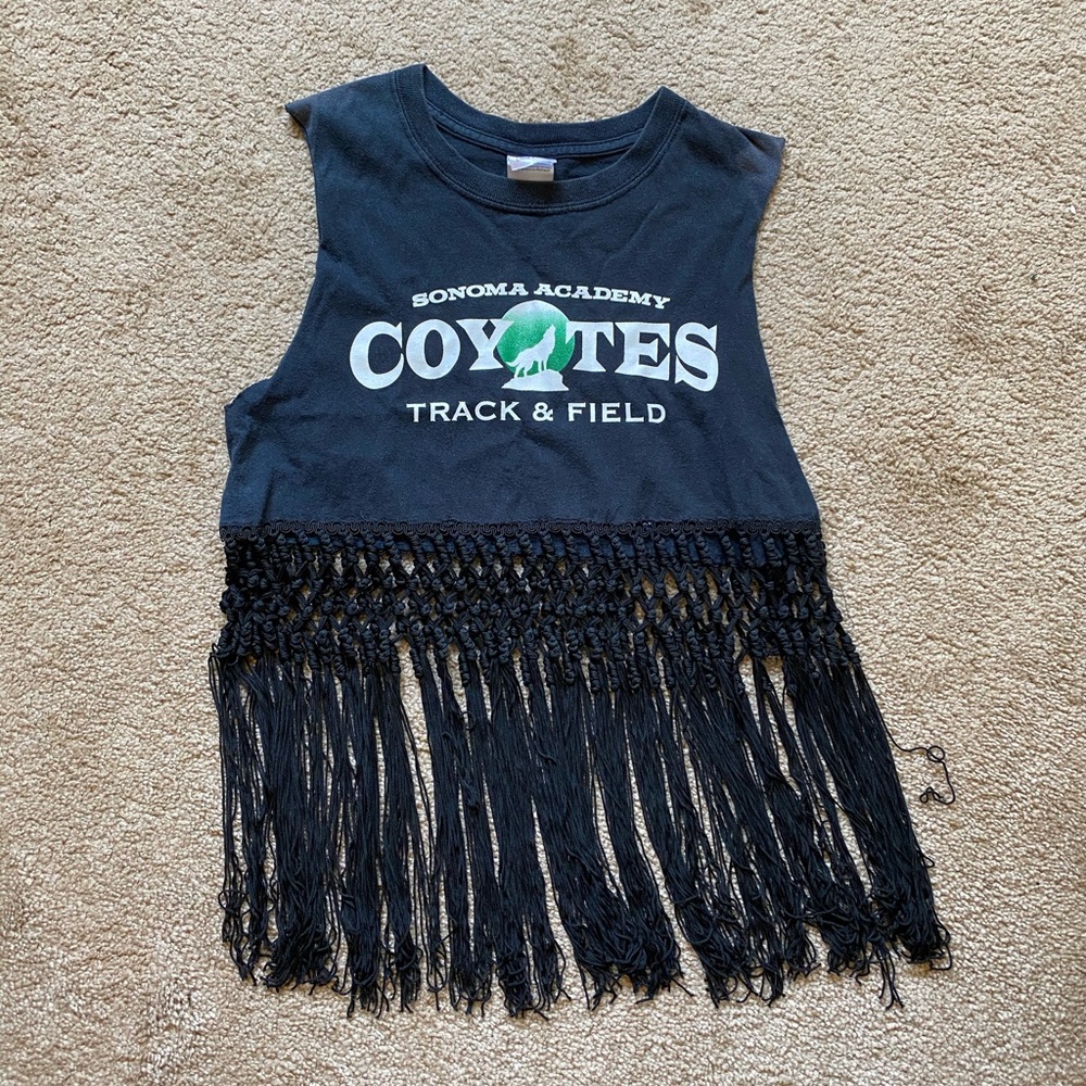 REWORKED VINTAGE • Sonoma Coyotes Fringe Shirt